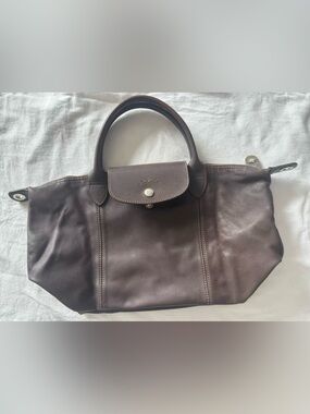 Longchamp cuir, lamp skin